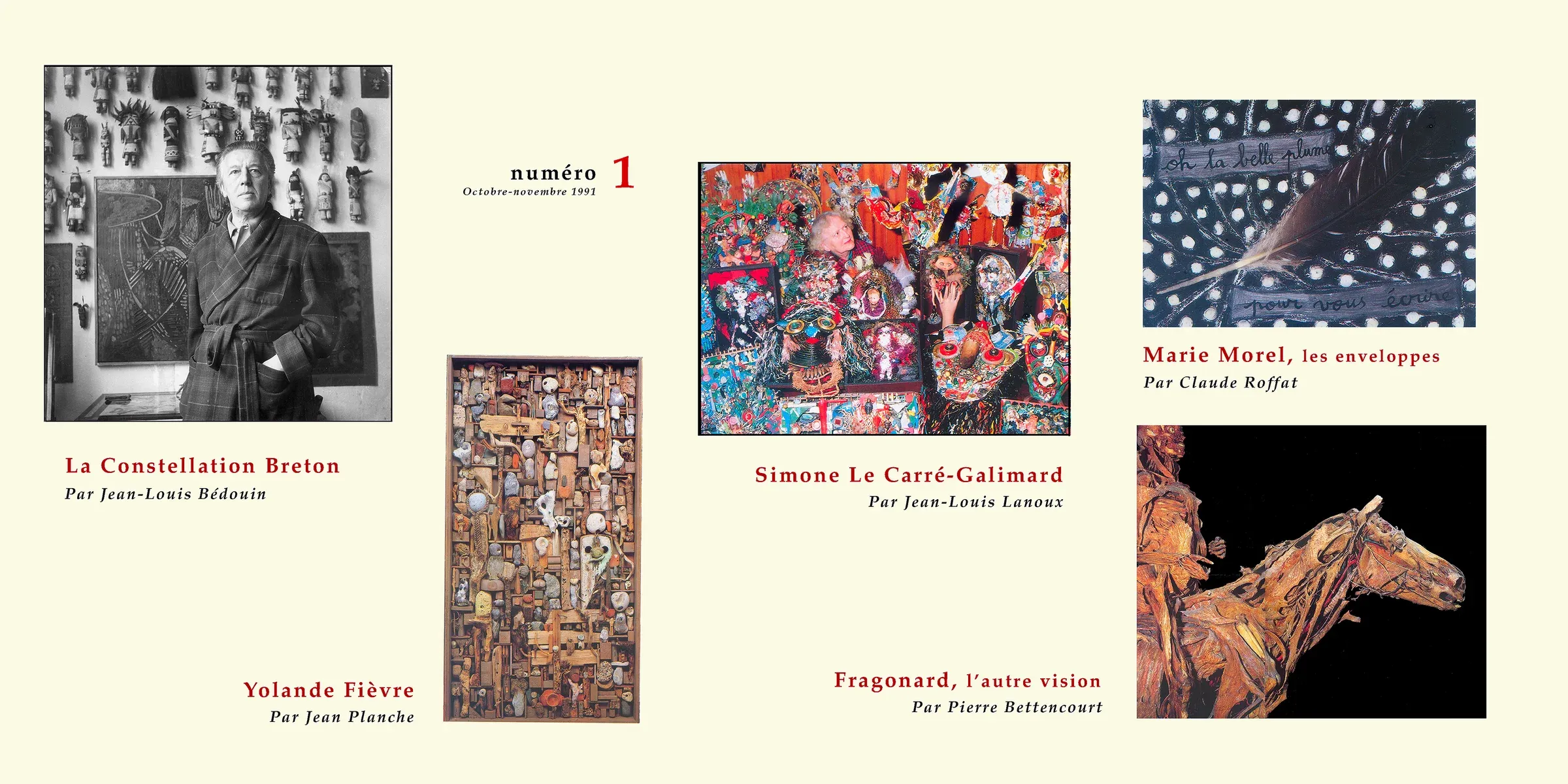 Sommaire illustré de l’œuf sauvage, numéro 1