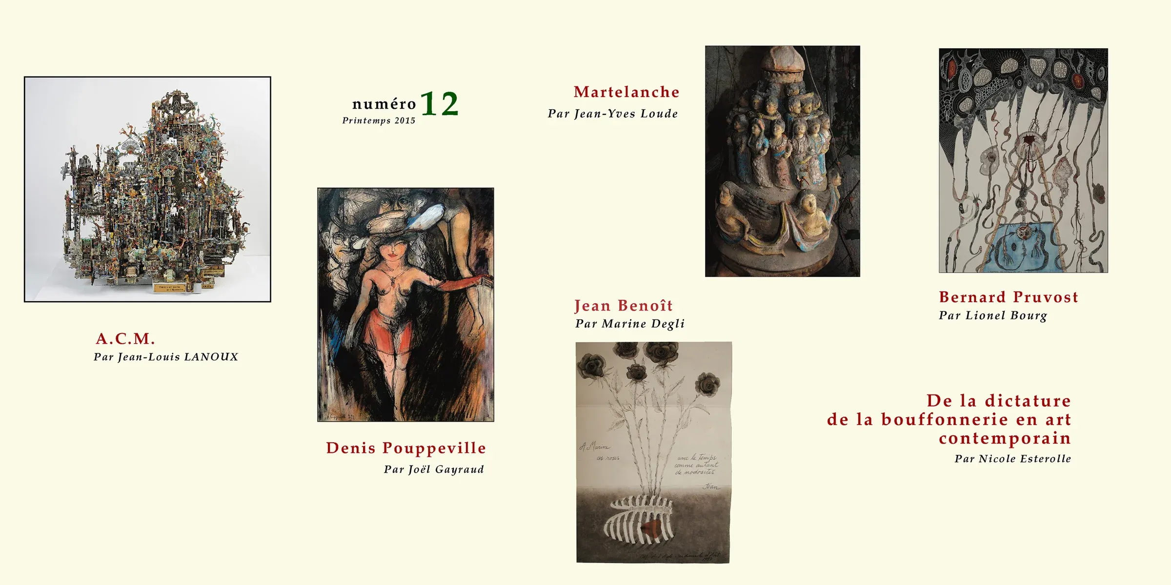 Sommaire illustré de l’œuf sauvage, numéro 12