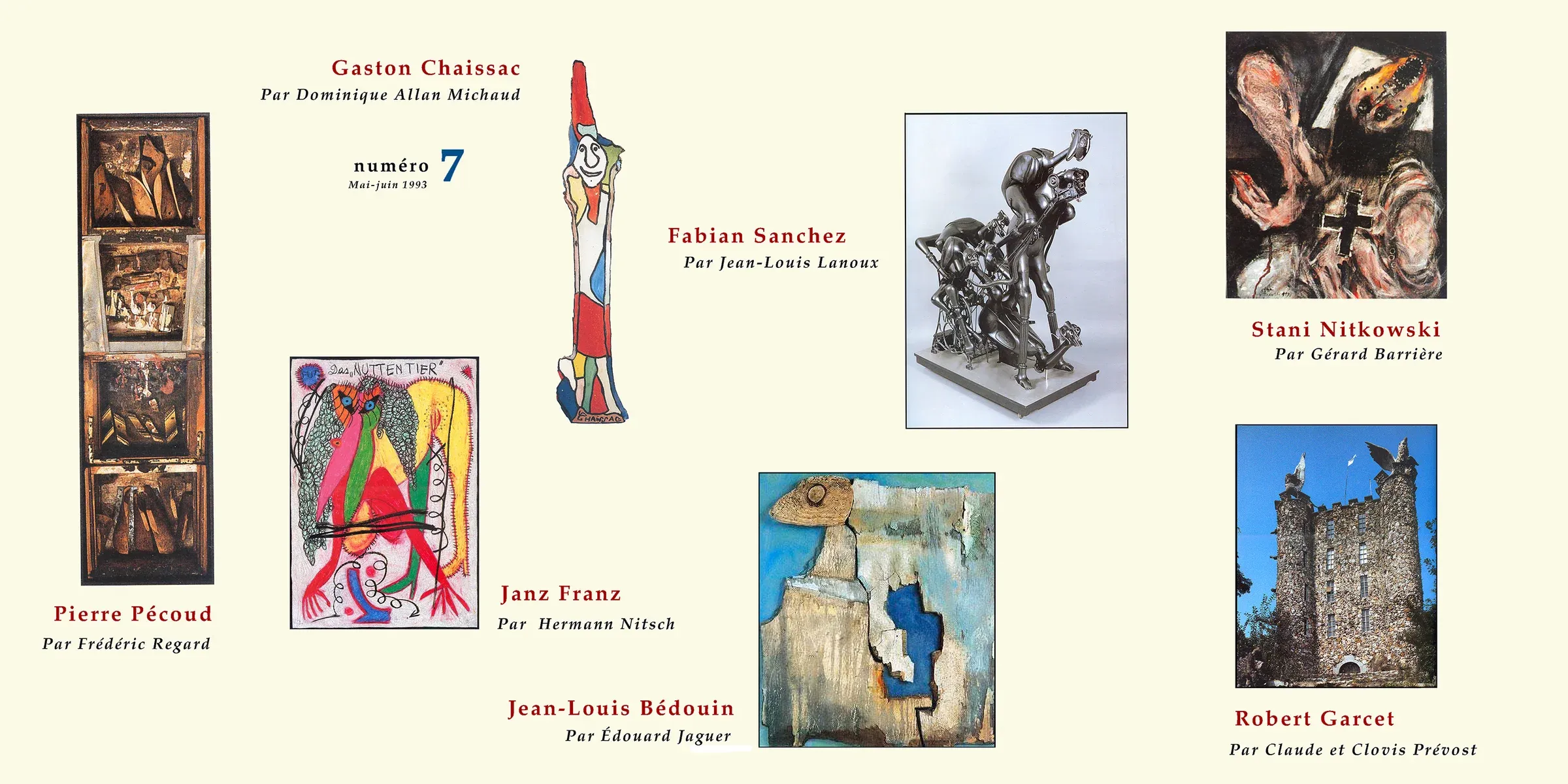 Sommaire illustré de l’œuf sauvage, numéro 7