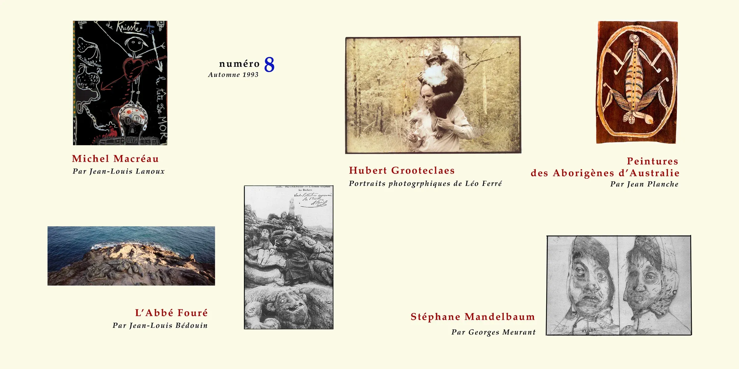 Sommaire illustré de l’œuf sauvage, numéro 8