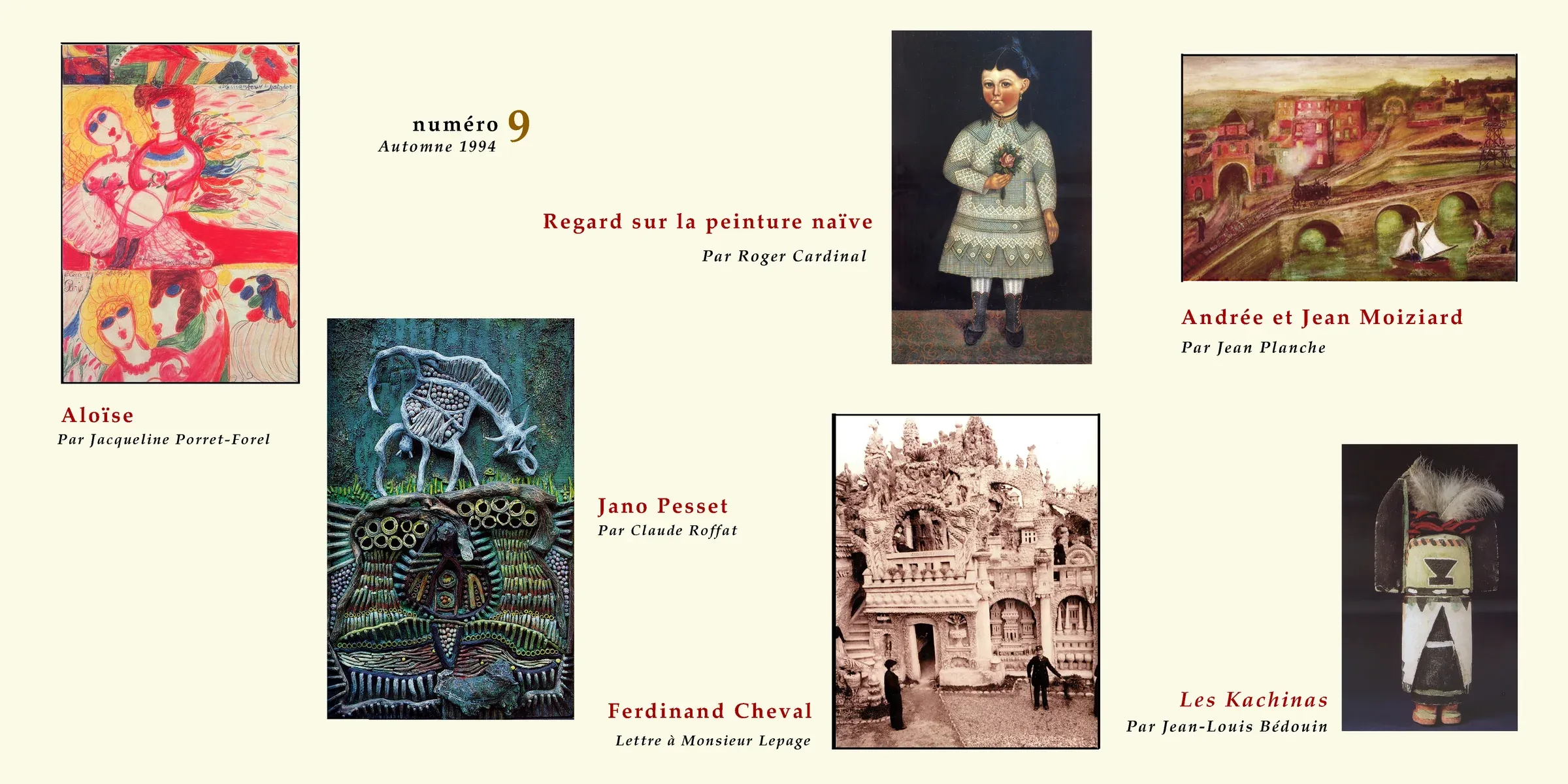 Sommaire illustré de l’œuf sauvage, numéro 9