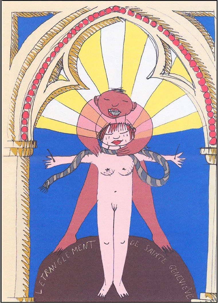 La même planche, coloriée